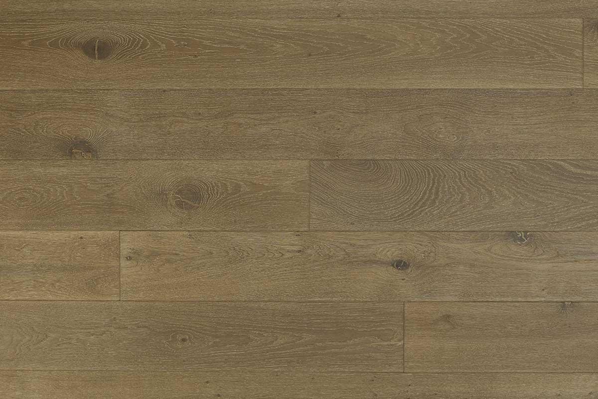 Rustic Oak Flooring 14mm x 190mm Stone Grey Oiled - Image 3