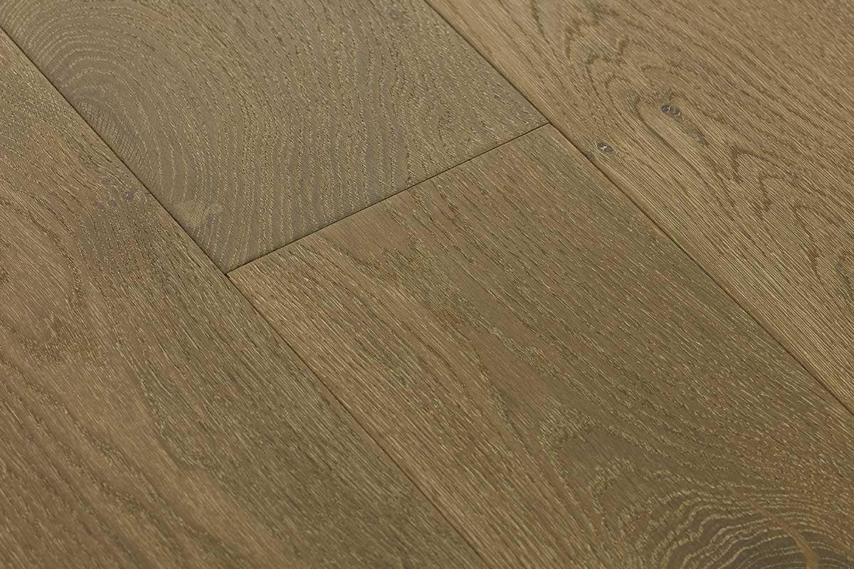 Rustic Oak Flooring 14mm x 190mm Stone Grey Oiled - Image 5
